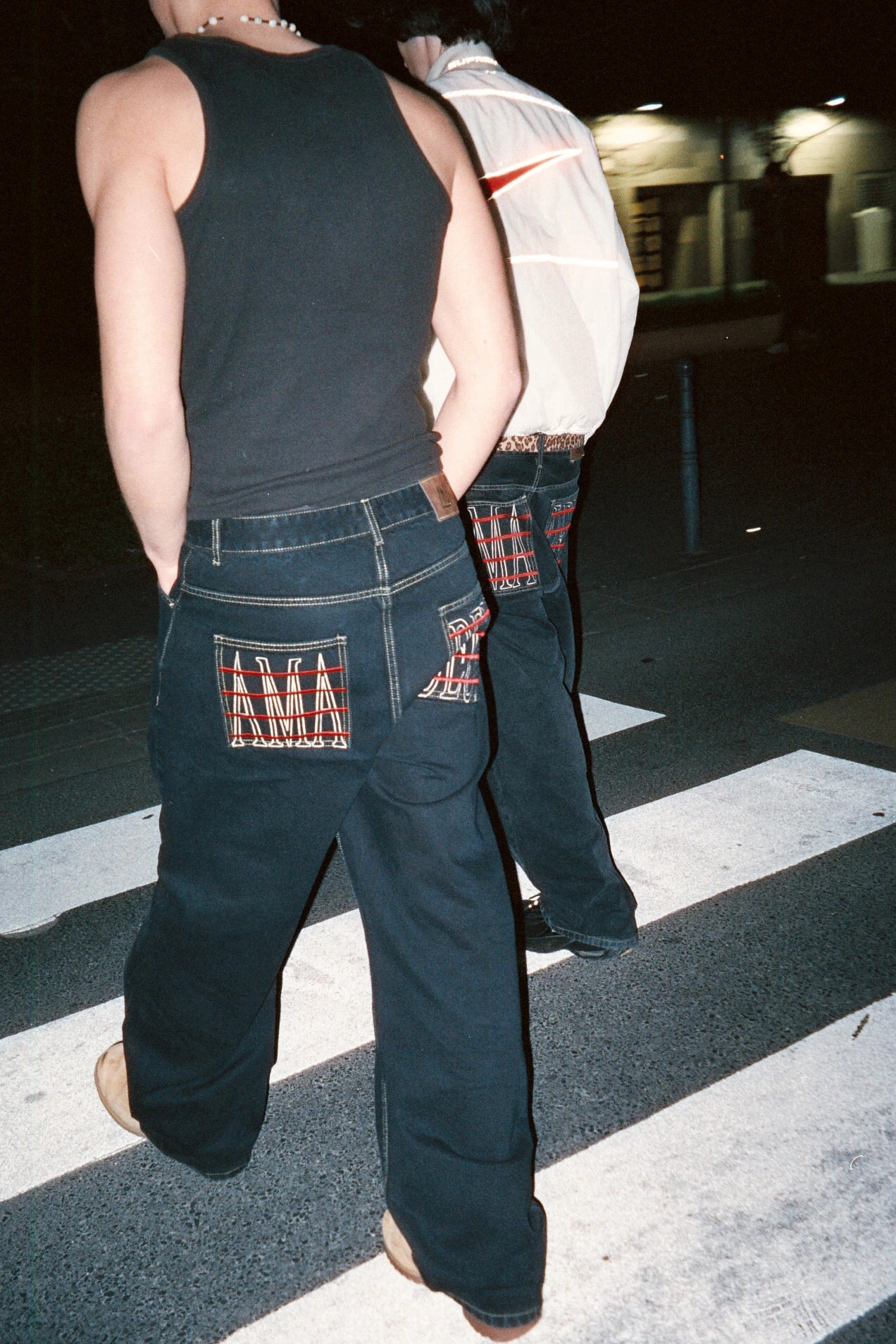 BLOODTIED BAGGY JEANS [DARK NAVY WASH]
