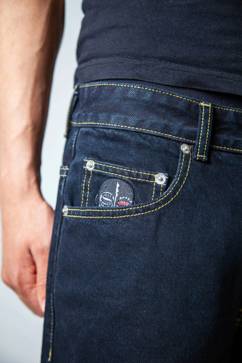 BLOODTIED BAGGY JEANS [DARK NAVY WASH]